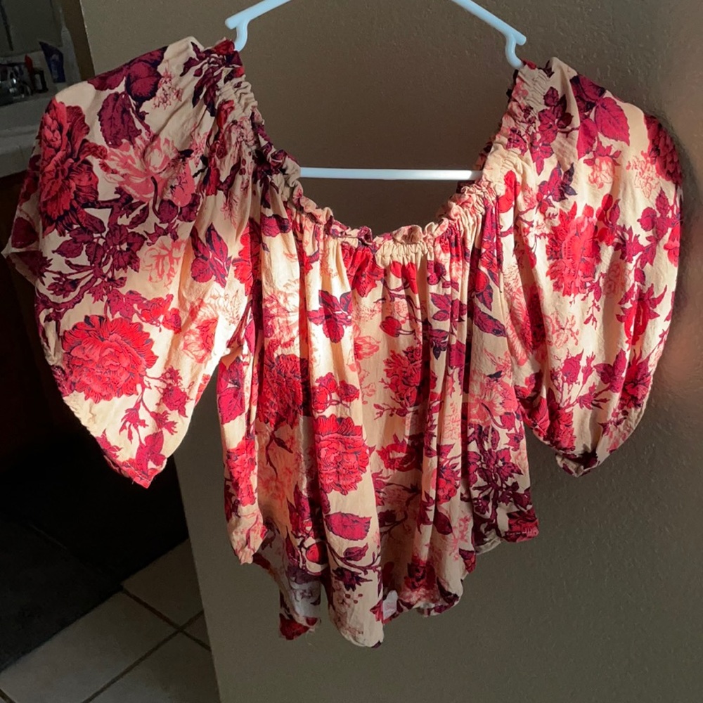 Floral Off-The-Shoulder